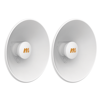 Par de Antenas Modulares Dual Slant, 4.9 - 6.4 GHz, Dimensiones (27 cm), Apertura 45°, Ganancia de 20 dBi, Diseñadas para radio C5x