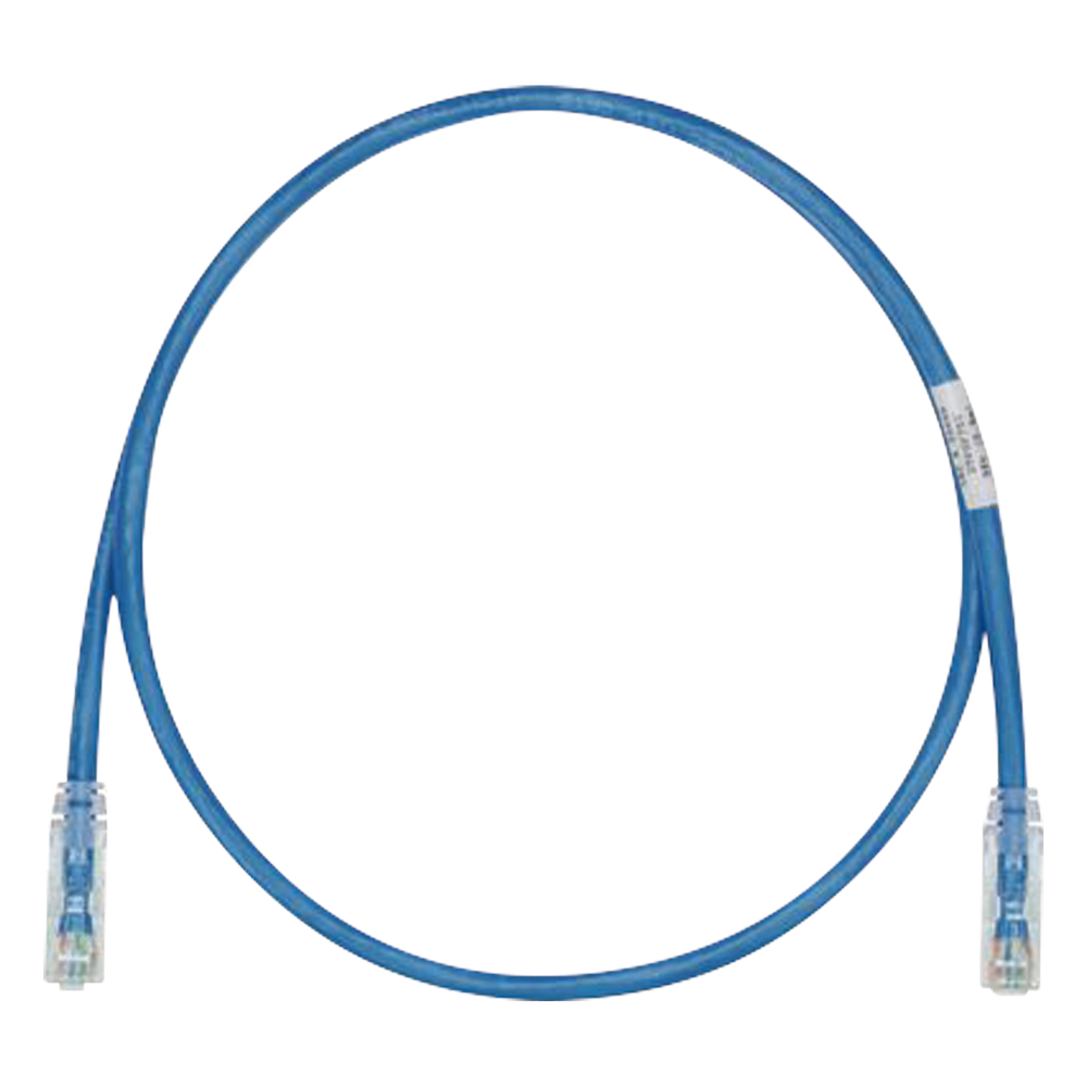 Cable de Parcheo TX6, UTP Cat6, 24 AWG, CM, Color Azul, 1.52 Metros (5 Pies)