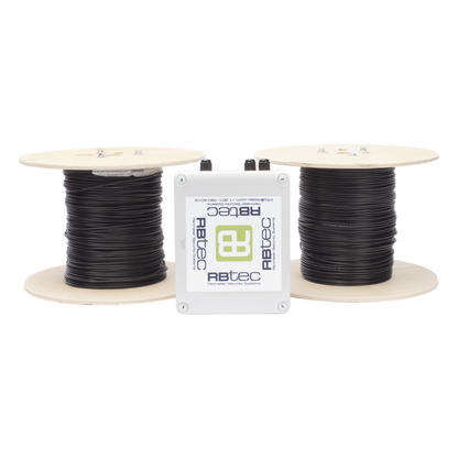 MICALERT Cable Sensor para Paredes, Rejas Rigidas o barandales / 2 zonas de 305 metros / 610 Metros de Protección Total/Tarjeta LPU400/Calibración