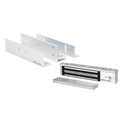 Kit Para Control de Acceso Incluye Chapa Magnética de 600 Lbs / Montaje En Z y L / Uso Interior / Certificación UL / Color Plata