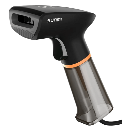 Escáner portátil 2D SUNMI / Sensor de imagen CMOS 640x480 / Precisión de lectura ≥3 mil / Código QR y EAN13 / Plug and Play / Resistente a caídas de