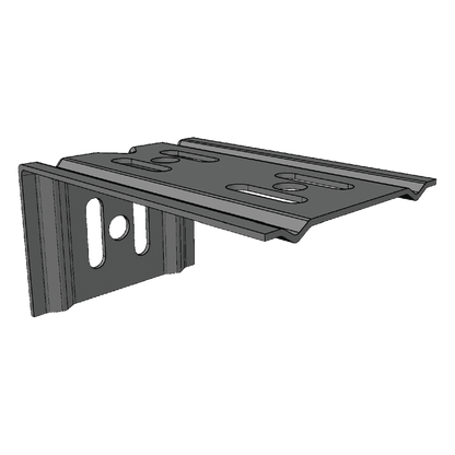 Ménsula Para MallaFils, para montaje en pared, para anchos de charola de 100 mm, con acabado electrozinc