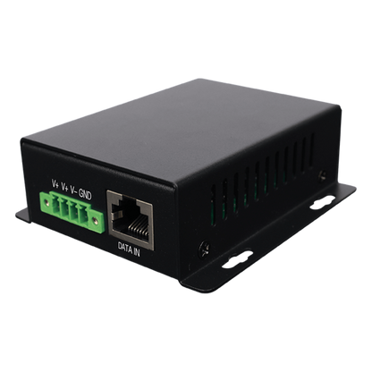 Inyector PoE Industrial / Ideal para Aplicaciones Solares / Entrada 9-42 Vcc / Salida PoE 48V / Conexión plug and play / Ideal para Conectar Cámaras