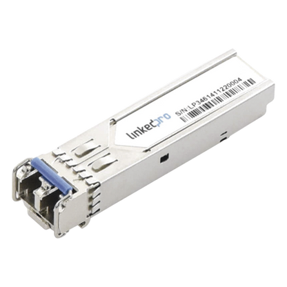 Transceptor Óptico Industrial SFP+ (Mini-Gbic) / Monomodo 1310 nm / 10 Gbps / 10GBASE / Conectores LC/UPC Dúplex / DDM / Hasta 5 km