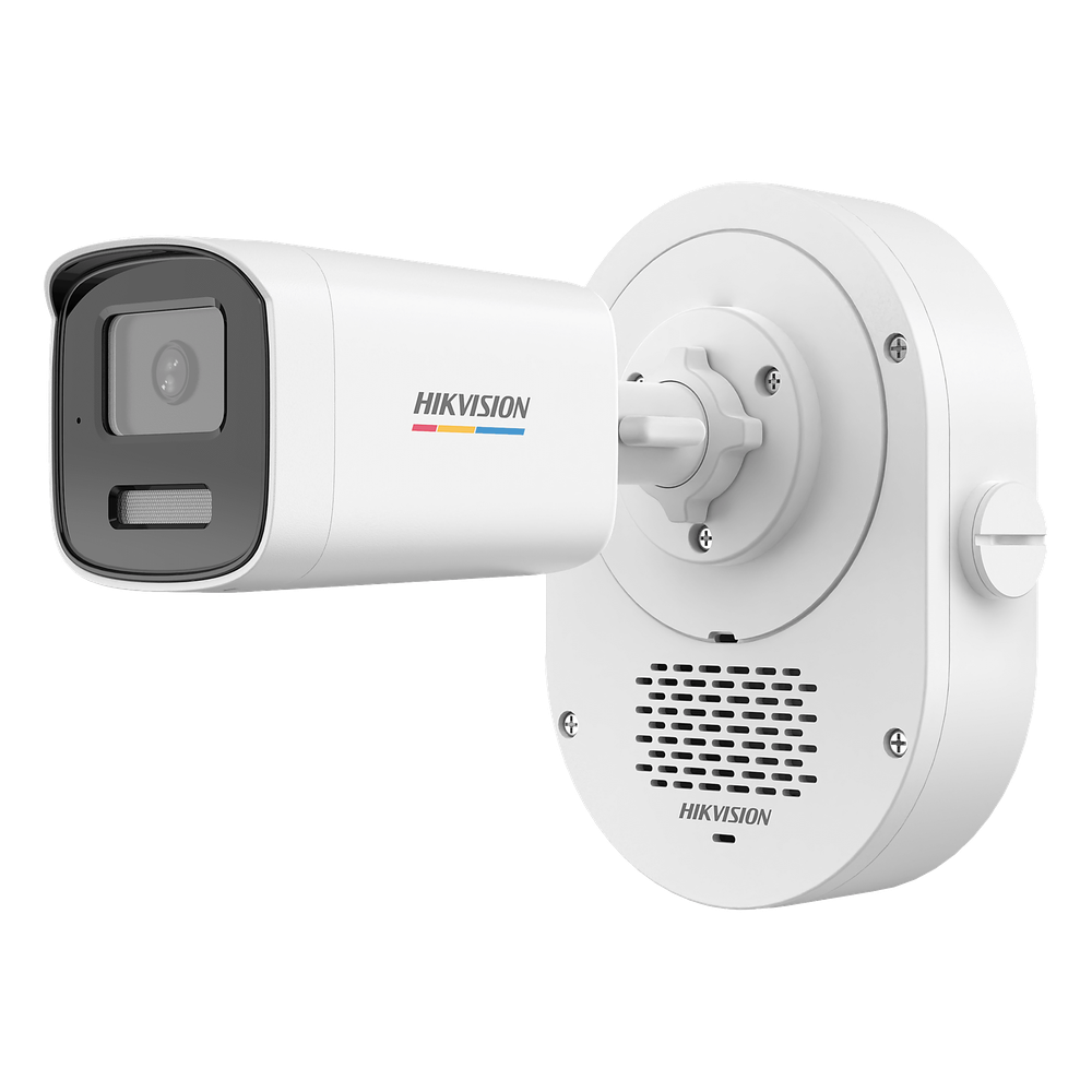 [SOUNDMAX] Cámara Bala TURBOHD 2 Megapixel (1080p) / ColorVu / Audio Bidireccional + Sirena / Luz Blanca 40 m + IR 40 m / IP67 / Luz Dual / Exterior