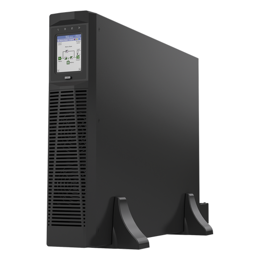 UPS Rack-Torre 6KVA / 5.4kW Entrada s 220VCA, Salida 220VCA (Fase Única), 2 Unidades Rack, Equipo de Largo Tiempo de Operación con Respaldo