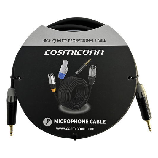 Cable 3.5mm a 3.5mm, conectores color negro MTP3C-BG, length 2m