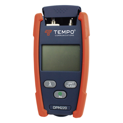 Medidor de Alta Potencia (Micro OPM) para Fibra Óptica con Localizador Visual de Fallos (VFL), Entrada Universal de 2.5 mm (para Conectores SC, ST y