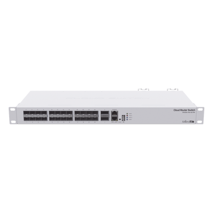 Cloud Router Switch, Sistema Operativo Dual 24 Puertos 10G SFP+, 2 Puertos 40G QSFP+