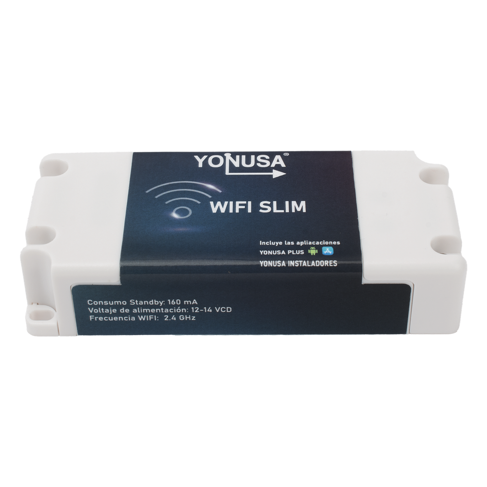 Modulo WIFI SLIM para uso en Energizadores YONUSA / Aplicación sin costo / Botón de Pánico