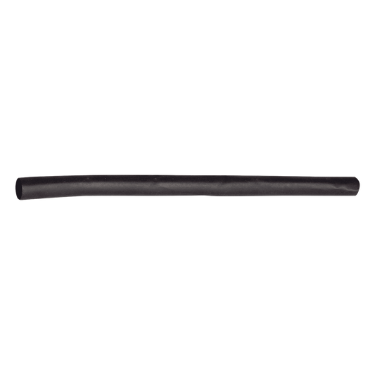 Tubo Termoencogible (Termofit) Negro de 1.2 m, 1/8" de Diámetro, Reduce de 2:1, Poliolefina.
