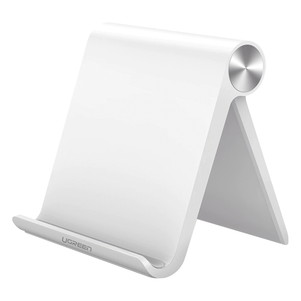 Soporte de Escritorio para Tablet / Ajustable de 0° a 100° / Goma Antiarañazos / Antideslizante / Amplia Compatibilidad con dispositivos de 4'' a