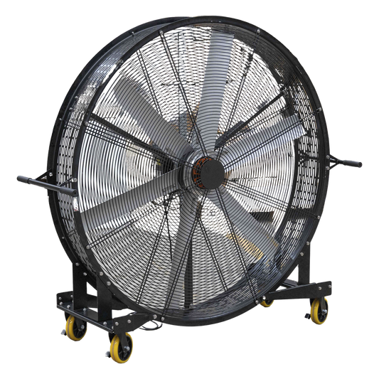 Ventilador Industrial Móvil Ultra Silencioso de 1.5 m y 127 Vca, Ideal para Almacenes, Hangares, Líneas de Producción, Gimnasios