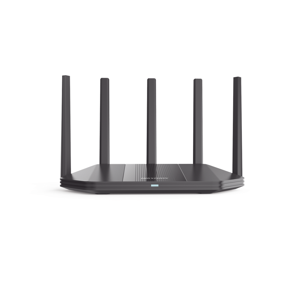 Router Inalámbrico / Wifi 6 / Hasta 1800 Mbps / MESH / Doble Banda AC (2.4 GHz y 5 GHz) / 4 Puertos 1000 Mbps / 5 Antenas Omnidireccional / Interior