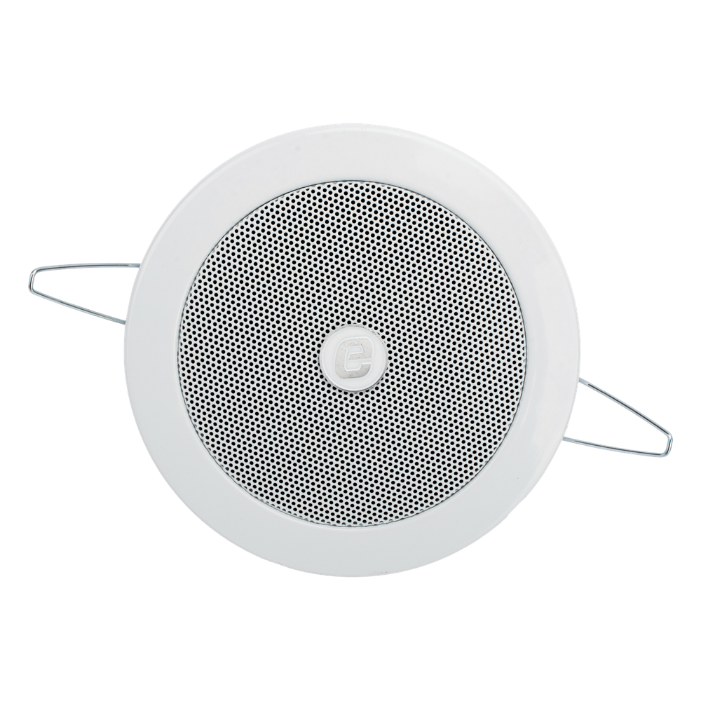 Altavoz 4" | Montaje en Techo | 3 - 6W | 70/100V | Frente Metálico | Resistente a Humedad