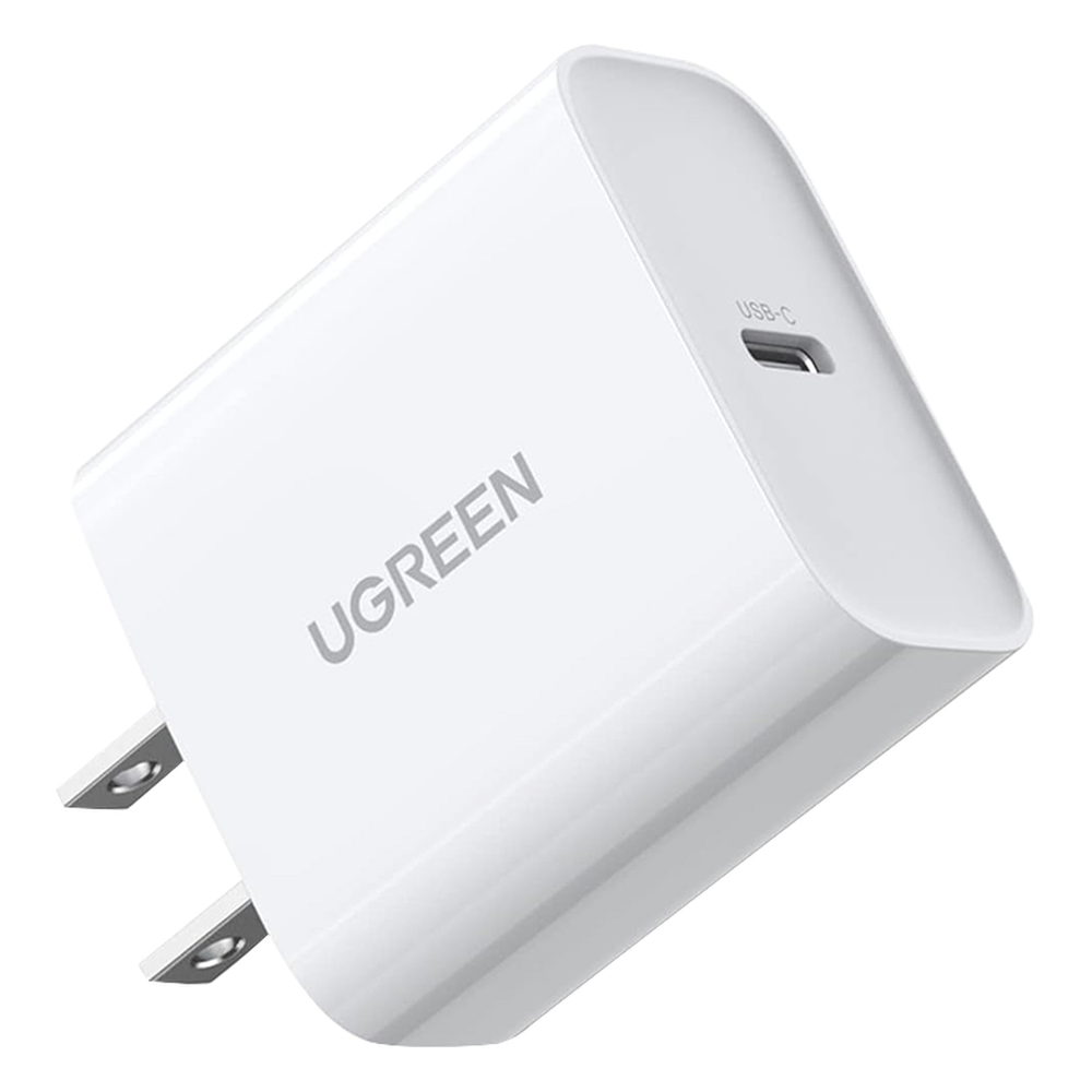 Cargador USB-C de 20W | 1 USB-C de Carga Rápida | QC4.0+ | PD3.0 | PPS | BC1.2| Carga Inteligente | Chip PWM | Múltiple Protección | Mayor Eficiencia
