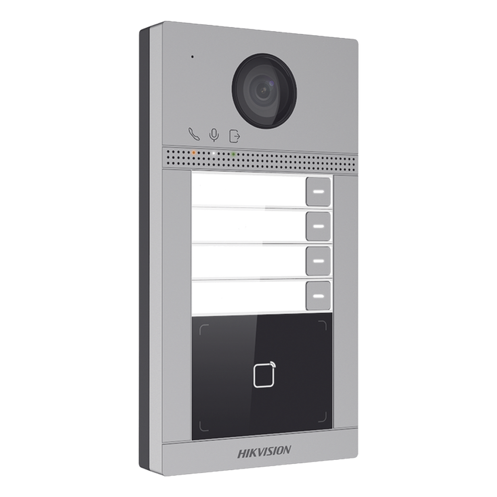 Videoportero IP 2 Megapixel / Llamada y Apertura Remota desde App Hik-Connect (Requiere monitor )/ PoE / Exterior IP65 + Antivandalico IK08 / 4