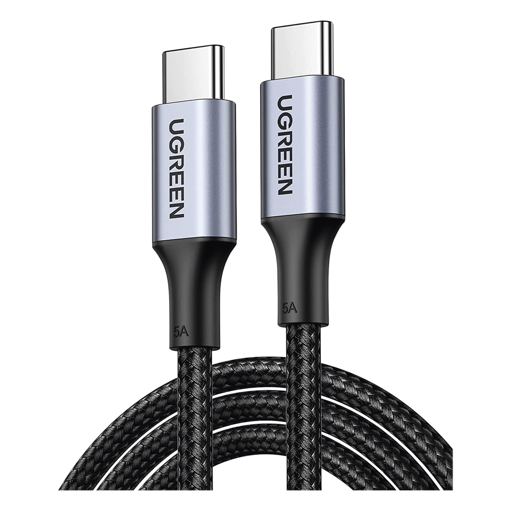 Cable USB-C a USB-C | 1 Metro | Carga Rápida de hasta 100W | Transferencia de datos 480 Mbps | PD3.0 | QC4.0/3.0/2.0 | FPC | AFC | Protección