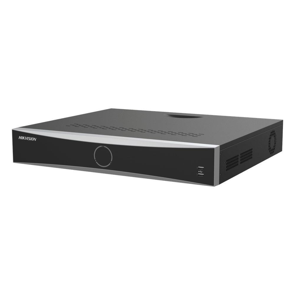 [Acusearch] NVR 12 Megapixel (4K) / 32 canales IP / 16 Puertos PoE+ / Reconocimiento Facial / AcuSense (Evita Falsas Alarmas) / 4 Bahías de Disco
