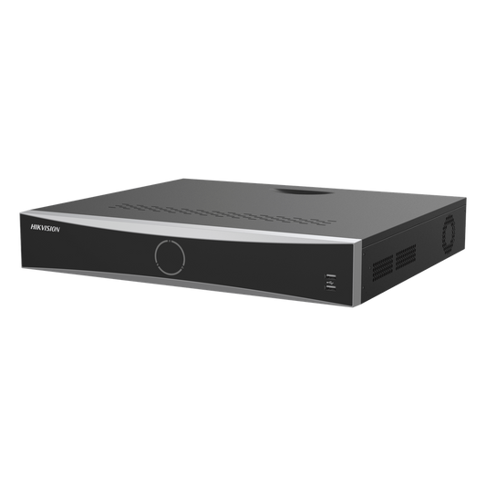 [Acusearch] NVR 12 Megapixel (4K) / 32 canales IP / 16 Puertos PoE+ / Reconocimiento Facial / AcuSense (Evita Falsas Alarmas) / 4 Bahías de Disco