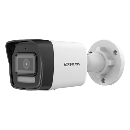 Bala IP 6 Megapixel / Lente 2.8 mm / Dual Light (30 mts IR + 30 mts Luz Blanca) / Micrófono Integrado / ACUSENSE Lite / Exterior IP67 / H.265 / PoE