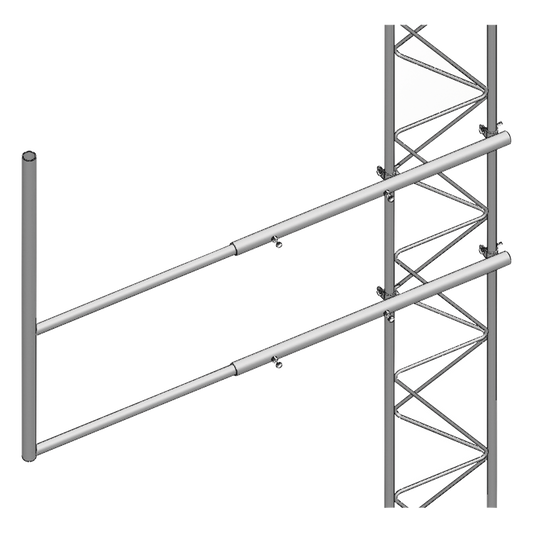 Brazo tipo F para torre STZ35 (Electrolítico).