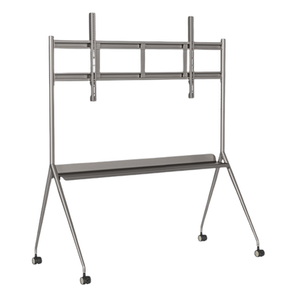 Montaje de Piso Móvil para Pantallas de 75 y 86" / Compatible con VESA / Incluye Soporte para Pantalla