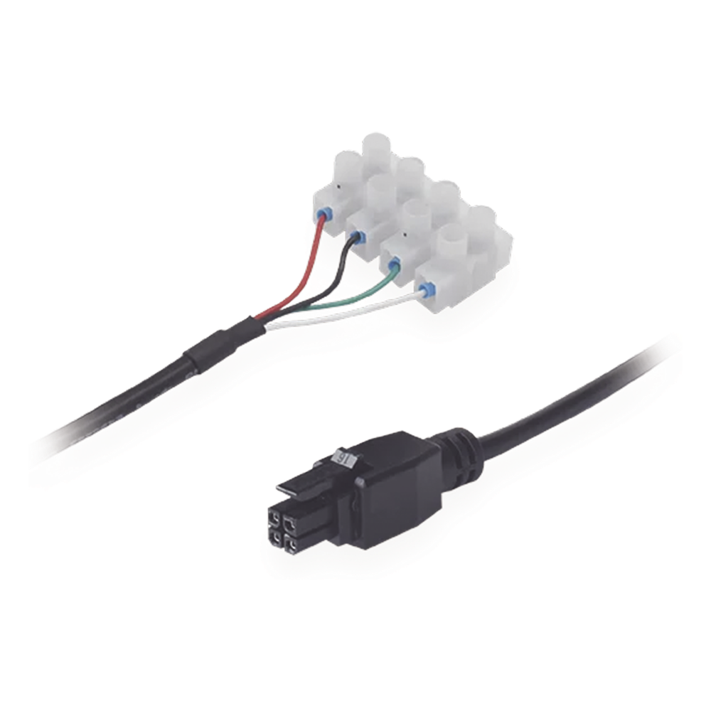Cable de potencia con terminal de tornillo de 4 vías