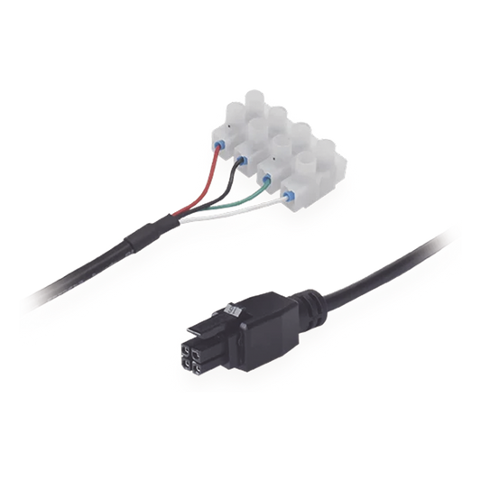 Cable de potencia con terminal de tornillo de 4 vías