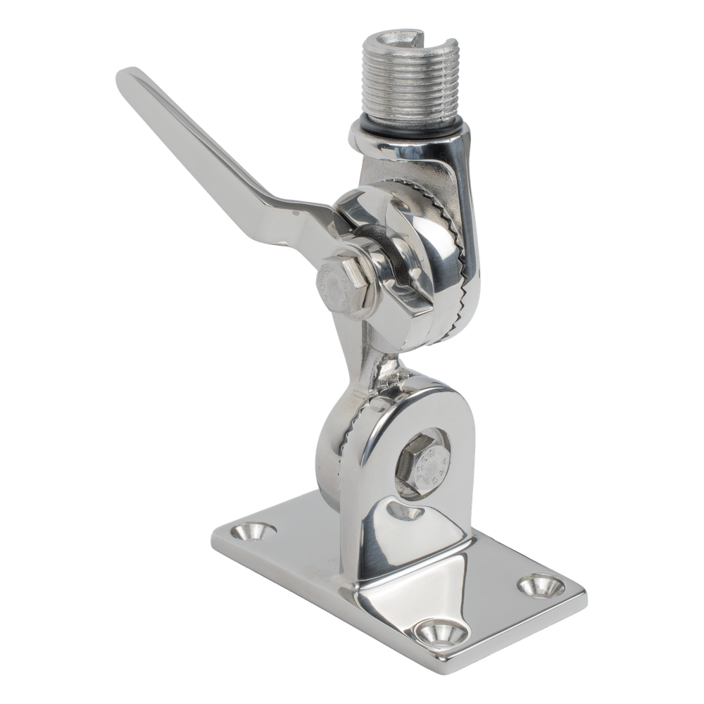 Montaje Rotativo de Acero Inoxidable / Ajuste de 4 posiciones / Rosca Estándar 1-1/4