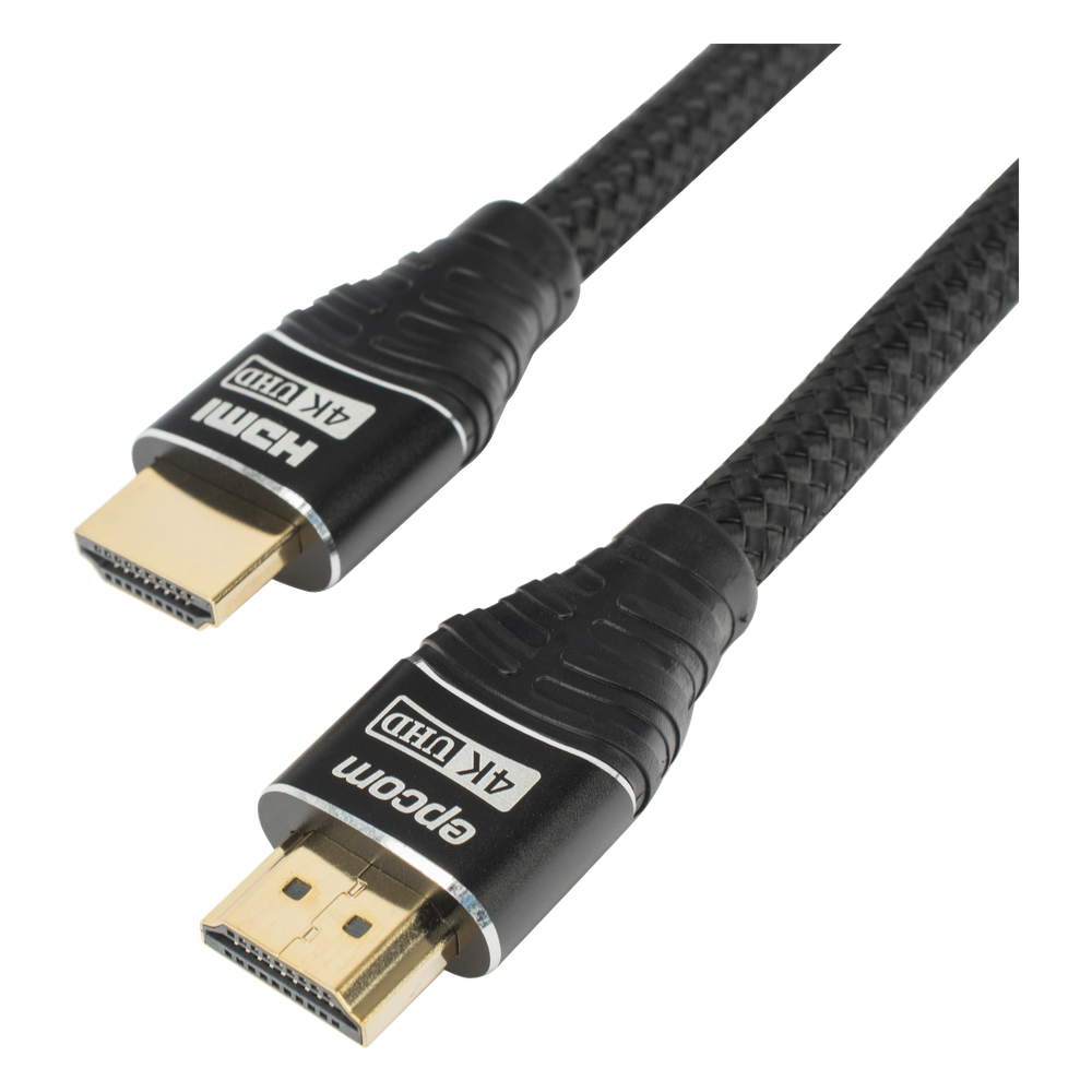 Cable HDMI de 1 Metro (3.28 Pies) | Alta Definición | Longitud | Versión 2.0 | Alta Velocidad 18Gbps | 4K@60Hz | Conectores Chapados en Oro | Tipo