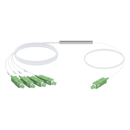 UFiber Splitter (Divisor Óptico) PLC 1 x 4, con conectores SC/APC
