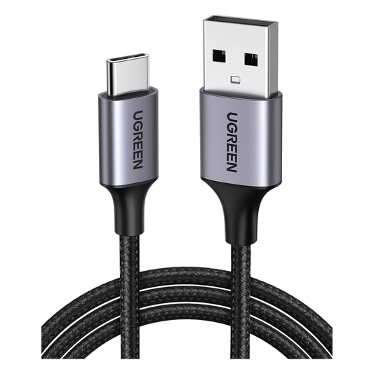 Cable USB-A a USB-C | 1 Metro (3.28 Pies) | Transferencia de Datos de 480 Mbps | Carga Rápida | QC 4.0/3.0/2.0 | FPC | AFC | Protección Integrada |