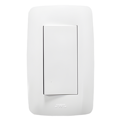 Apagador Sencillo de 127 V 10 A /Color Blanco.
