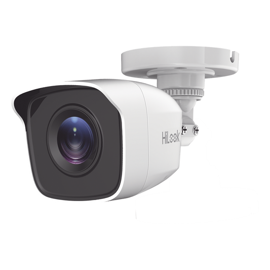 Bala TURBOHD 2 Megapíxeles (1080p) / Gran Angular 103° / Lente 2.8 mm / IR EXIR Inteligente 20 mts / Exterior IP66 / dWDR / TVI-AHD-CVI-CVBS