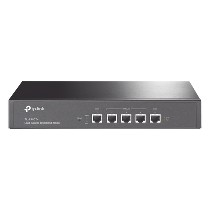 Router Balanceador de Carga Multi-Wan, 1 puerto LAN 10/100 Mbps, 1 puerto WAN 10/100 Mbps, 3 puertos Auto configurables LAN/WAN, Sesiones