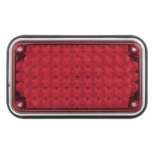 Luz de Advertencia de 6X4", Color Rojo, Ideal para Ambulancias