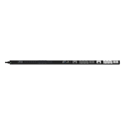 PDU G6 Monitoreable (MI) para Distribución de Energía, Enchufe de Entrada NEMA L21-30P, Con 18 Salidas C13, 6 x C19, y 6 x 5-20R, de Instalación