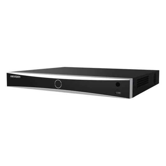 [AcuSeek] NVR 12 Megapixel (4K) / 32 canales IP / 16 Puertos PoE+ / Recocimiento Facial / AcuSense (Evita Falsas Alarmas) / 2 Bahías de Disco Duro
