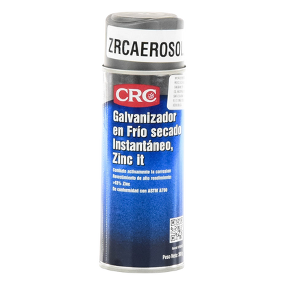 Compuesto Zinc en Aerosol para Retoque de Piezas Galvanizadas por Inmersión en Caliente (386 gr.)