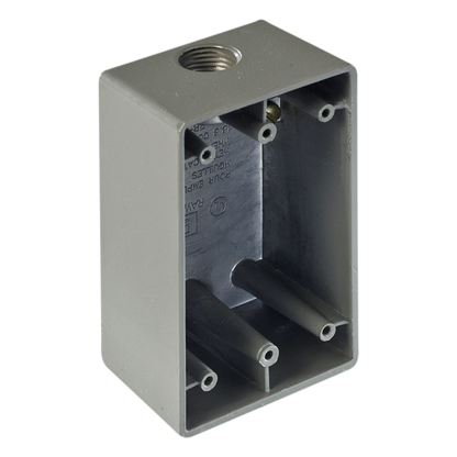 Caja Condulet FS de 1" (25.4 mm) con una boca a prueba de intemperie.