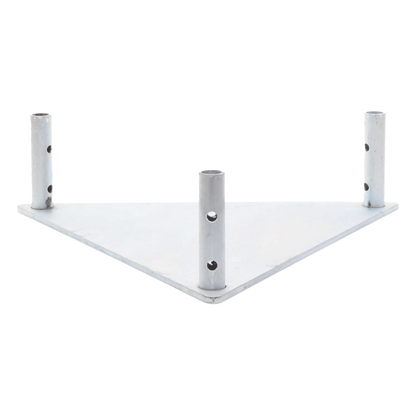 Base Triangular para Tramo STZ45 Galvanizado Electrolítico.