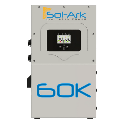 Inversor Hibrido Interactivo SOL-ARK, 60 Kw, 480 Vcc, 3 fases, IP65, Entrada de Baterías a 160-800 Vcc
