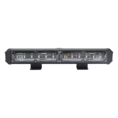 Barra de Luz de Advertencia, 2 Módulos de 6 LED, 11 Pulgadas Rojo