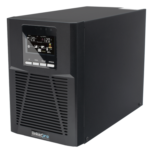 UPS 1000VA / 900W Online Doble Conversión / Rack-Torre 2U / Onda Senoidal Pura