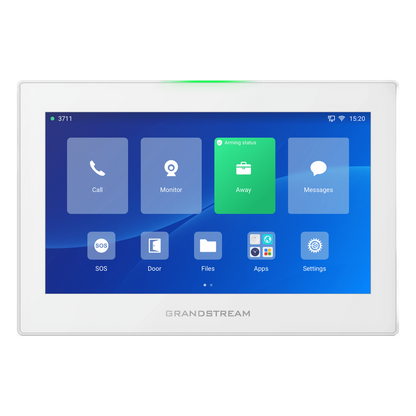 Estación de Intercomunicación SIP con Wi-Fi 6, Bluetooth y Control Total para Agendamiento de Salas y Edificios Inteligentes (Color Blanco)