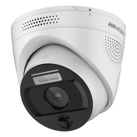 (HikFire) Cámara IP 4 Megapíxel / Detección de Temperatura sin Contacto / Exterior IP66 / Compatible con Hik-Connect / Micrófono y Bocina para Audio