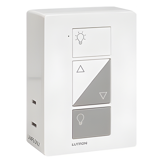Atenuador inteligente de clavija para lámparas de mesa y pie, doble receptáculo, 100 W LED/CFL o 300 W incandescente/halógeno, 120 V, Caseta Wireless