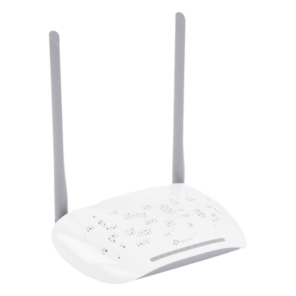 ONU/ONT - Router GPON WIFI N 300 Mbps / Frecuencia de 2.4 GHz / 1 puerto GPON SC-APC / 2 puertos LAN (1 GE/ 1 FE) / 1 puerto POTS (FXS) / Soporta