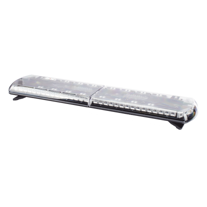 Barra de Luces de 130 LED, Serie 12 , Dual Color Frontal: Rojo/Azul/Blanco, Trasero: Rojo/Azul Ambar, 48 Pulgadas